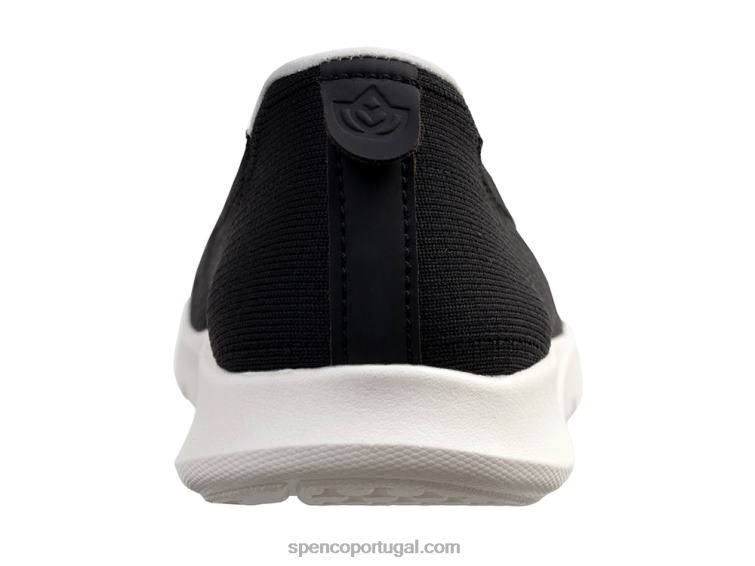 Spenco Footwear preto conforto alongamento facilidade 648F336 mulheres