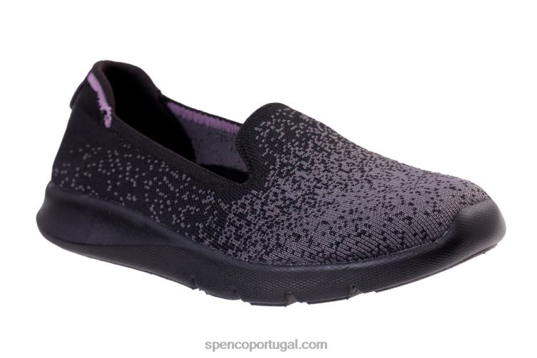 Spenco Footwear preto gradiente elástico épico clássico 648F455 mulheres