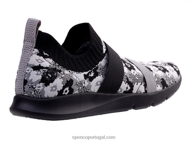 Spenco Footwear preto karma stretch floral 648F521 mulheres