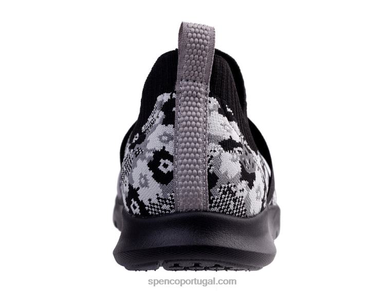 Spenco Footwear preto karma stretch floral 648F521 mulheres