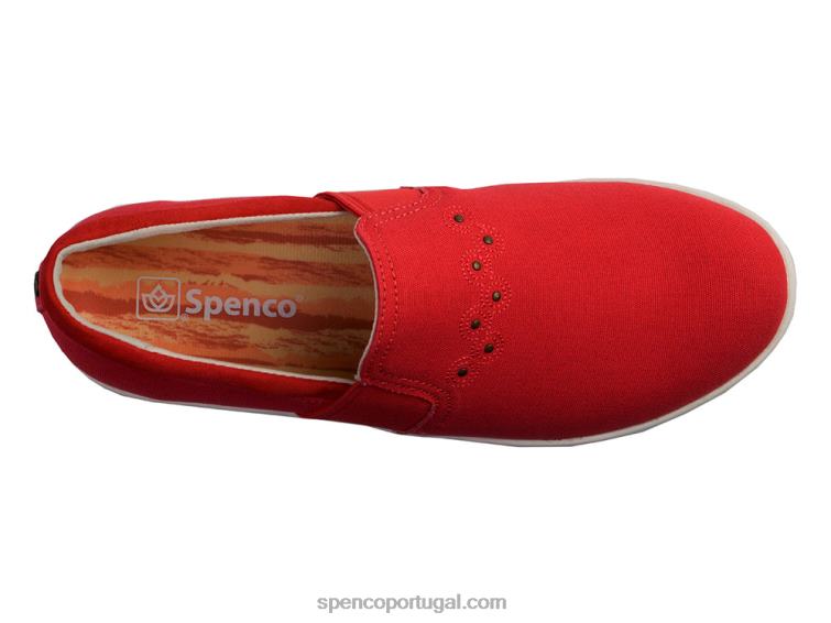 Spenco Footwear preto lona à beira-mar 648F289 mulheres