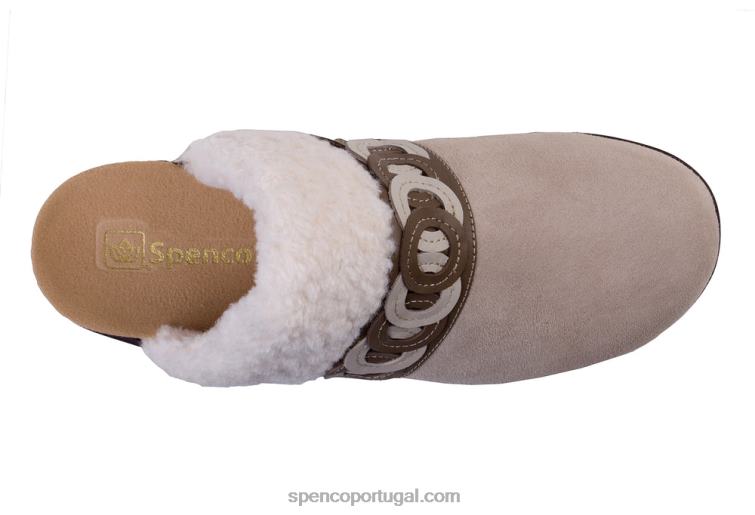 Spenco Footwear preto ojai tamanco aconchegante 648F552 mulheres