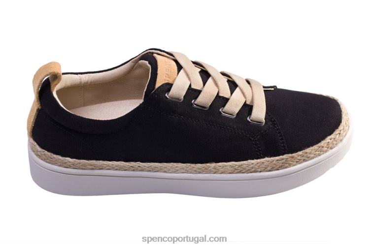 Spenco Footwear preto renda malibu 648F529 mulheres