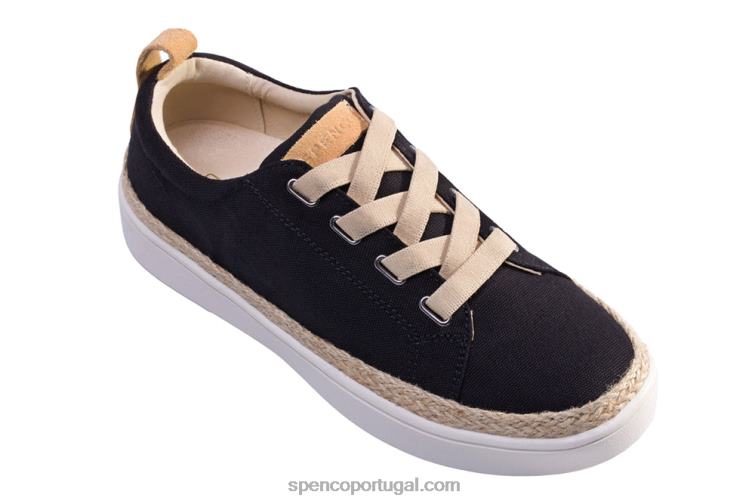 Spenco Footwear preto renda malibu 648F529 mulheres