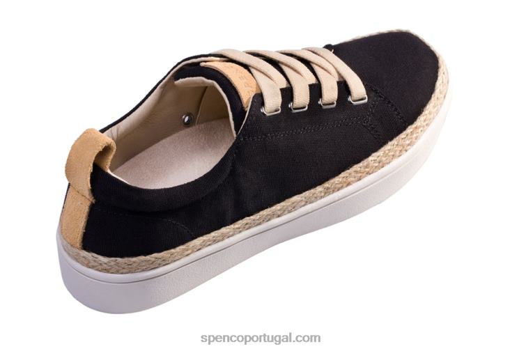 Spenco Footwear preto renda malibu 648F529 mulheres