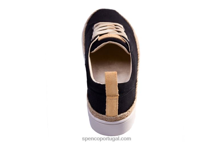 Spenco Footwear preto renda malibu 648F529 mulheres