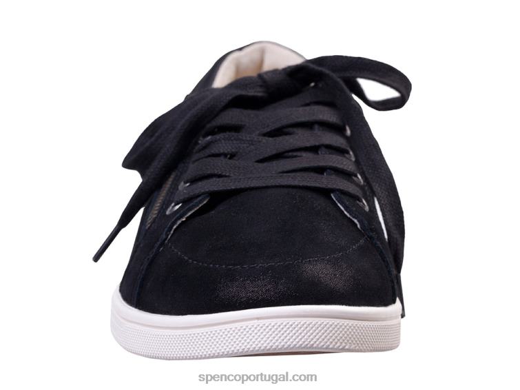 Spenco Footwear preto santa catalina 648F410 mulheres