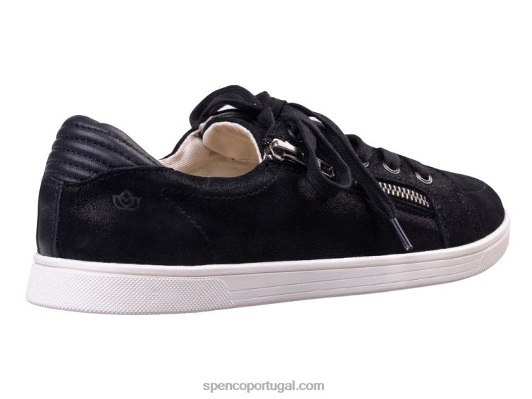 Spenco Footwear preto santa catalina 648F410 mulheres