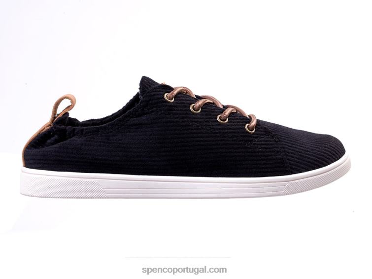 Spenco Footwear preto santa clara aconchegante 648F357 mulheres