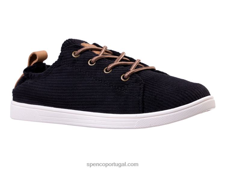 Spenco Footwear preto santa clara aconchegante 648F357 mulheres