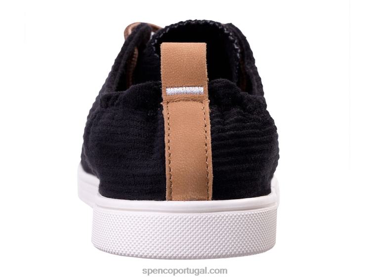 Spenco Footwear preto santa clara aconchegante 648F357 mulheres