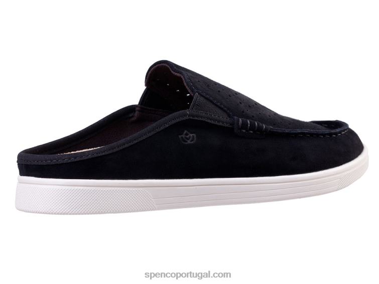 Spenco Footwear preto st. Maarten perfurado 648F383 mulheres