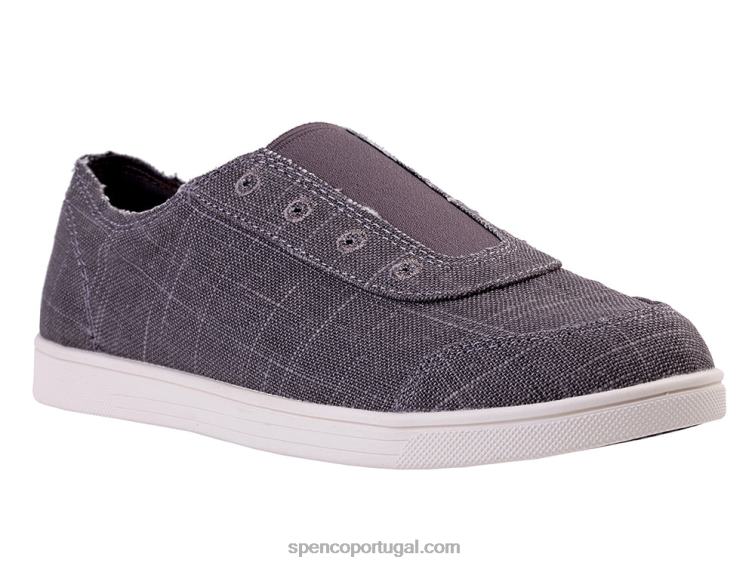 Spenco Footwear preto tela de santa maria 648F513 mulheres