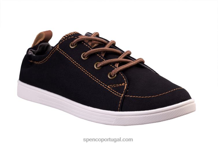 Spenco Footwear preto tela santa clara clássica 648F459 mulheres