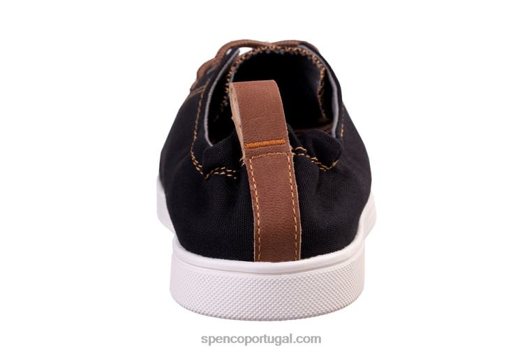 Spenco Footwear preto tela santa clara clássica 648F459 mulheres