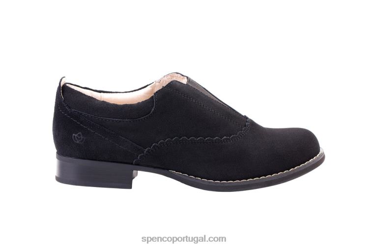 Spenco Footwear preto tiro do paraíso 648F536 mulheres