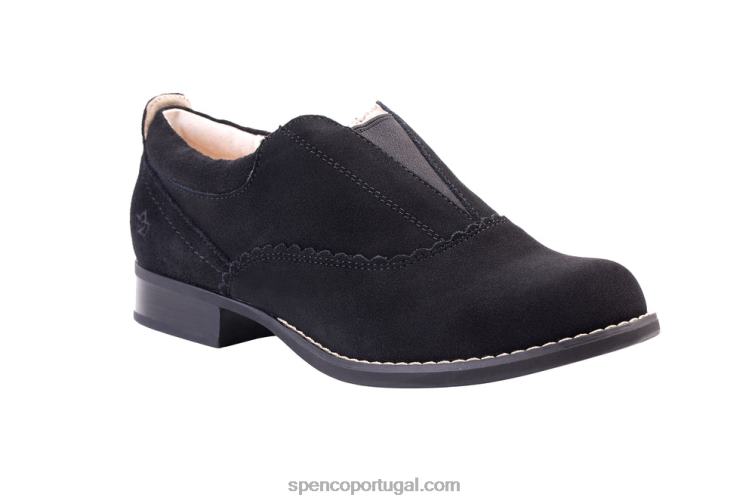 Spenco Footwear preto tiro do paraíso 648F536 mulheres