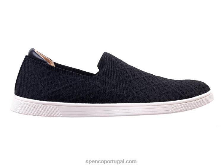 Spenco Footwear preto trecho de marinheiro 648F422 mulheres