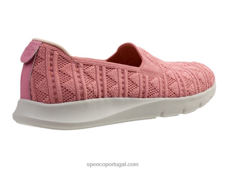 Spenco Footwear rosa bronzeado crochê elástico conforto 648F341 mulheres