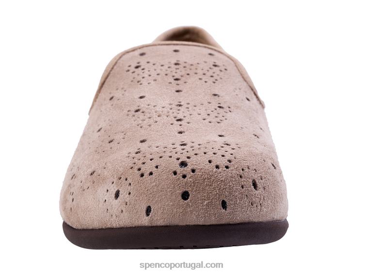 Spenco Footwear taupe claro balé paisley classico 648F568 mulheres
