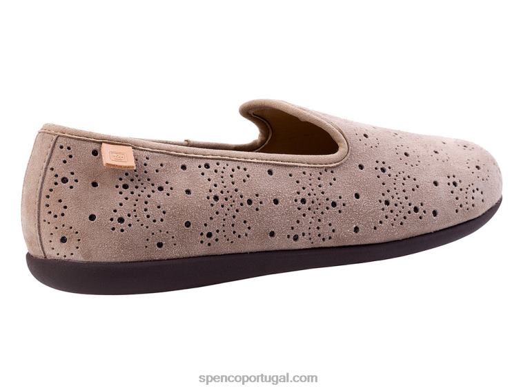 Spenco Footwear taupe claro balé paisley classico 648F568 mulheres