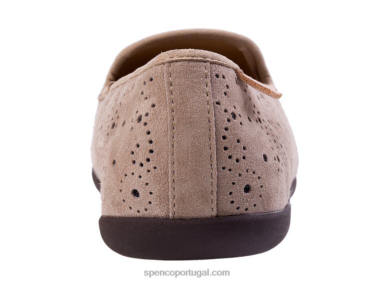 Spenco Footwear taupe claro balé paisley classico 648F568 mulheres