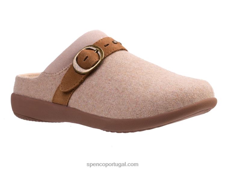 Spenco Footwear taupe claro lã ashley 648F440 mulheres