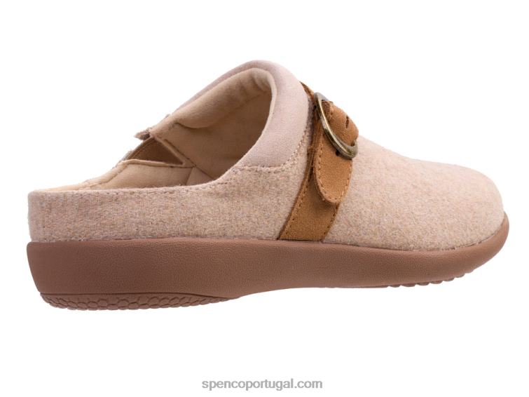 Spenco Footwear taupe claro lã ashley 648F440 mulheres