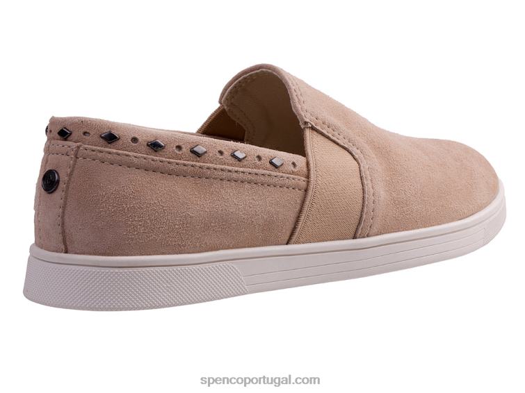 Spenco Footwear taupe claro rebite santa barbara sazonal 648F485 mulheres