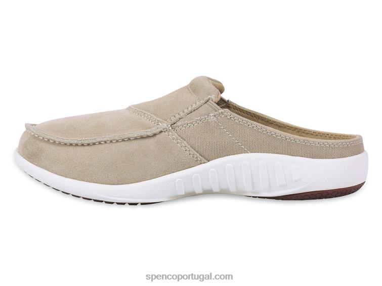 Spenco Footwear taupe claro sesta via 648F617 mulheres