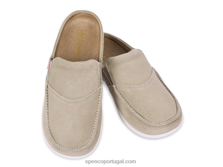 Spenco Footwear taupe claro sesta via 648F617 mulheres