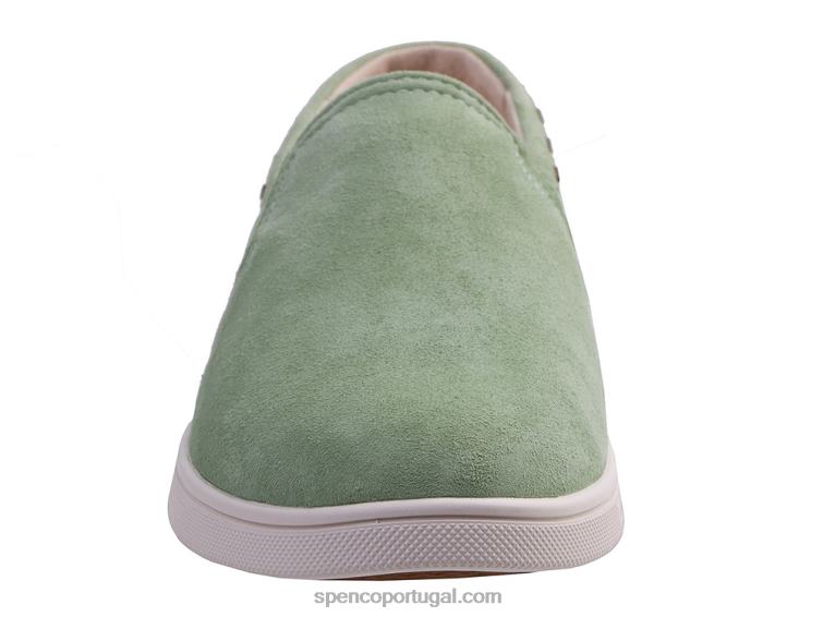 Spenco Footwear verde louro rebite santa barbara clássico 648F489 mulheres