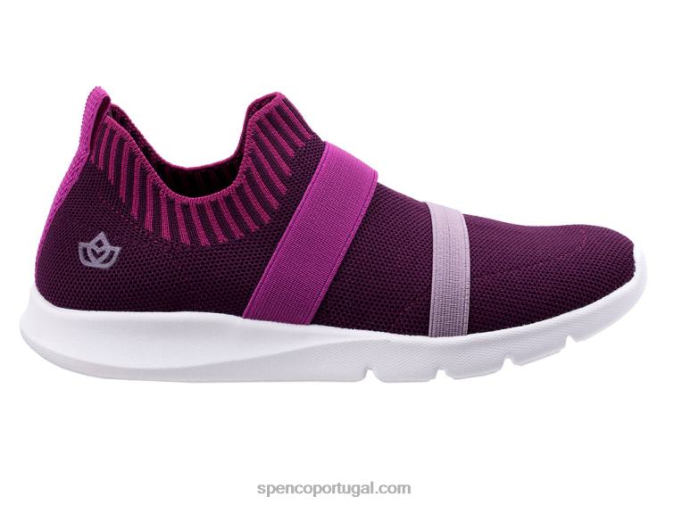 Spenco Footwear vinho de uva estiramento do carma 648F585 mulheres