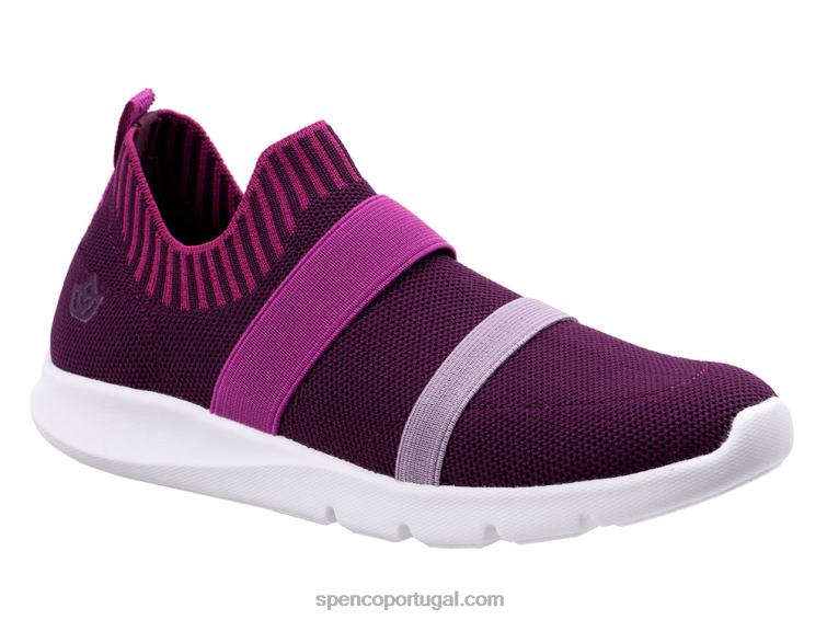 Spenco Footwear vinho de uva estiramento do carma 648F585 mulheres