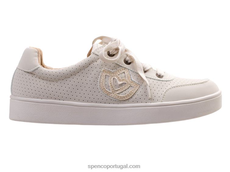 Spenco Footwear branco antigo tênis belmont 648F376 mulheres