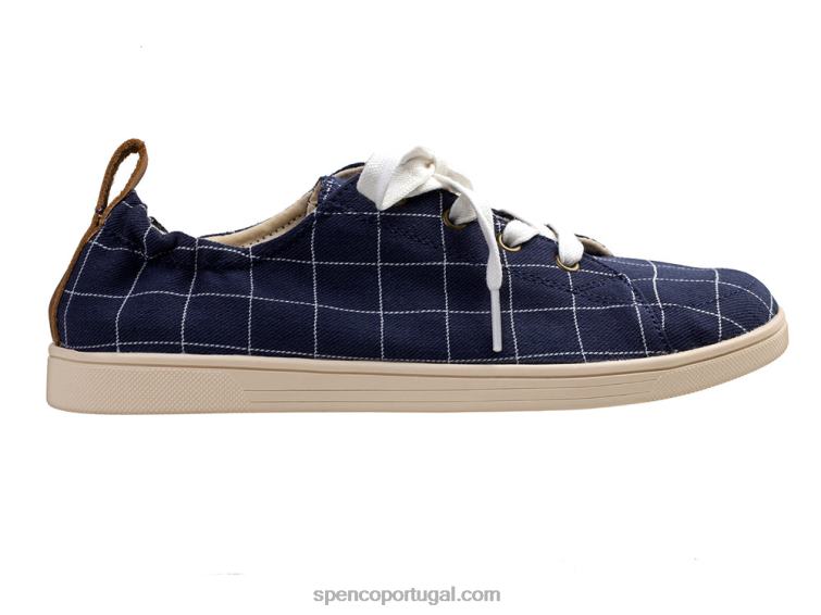 Spenco Footwear marinha sapatilha vidraça 648F322 mulheres