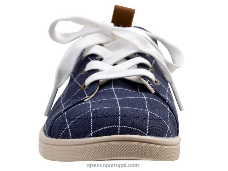 Spenco Footwear marinha sapatilha vidraça 648F322 mulheres
