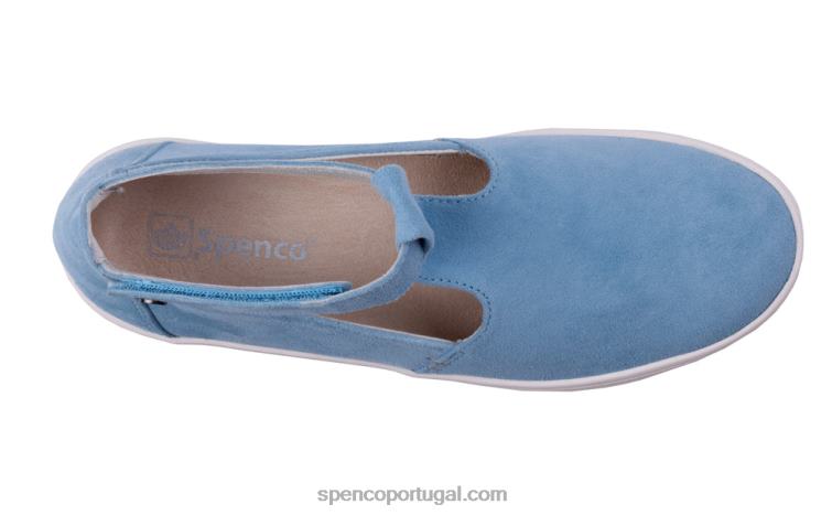 Spenco Footwear pedra azul tênis índigo 648F579 mulheres