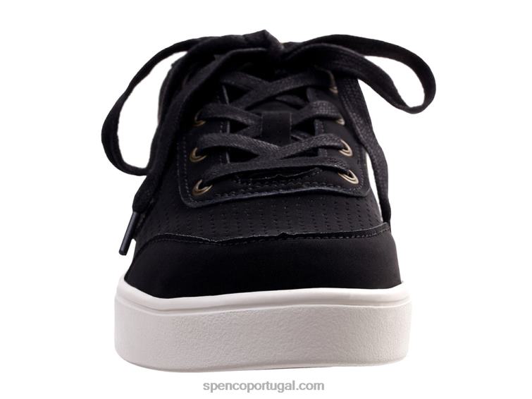 Spenco Footwear preto tênis belmont 648F377 mulheres