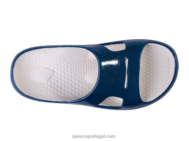Spenco Footwear arara fusão 2 slide perolado 648F263 mulheres