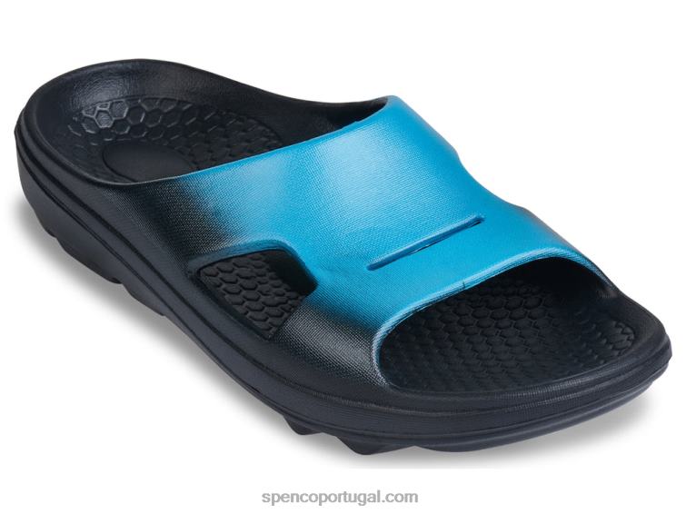 Spenco Footwear azul havaiano fusão 2 fade slide 648F233 mulheres