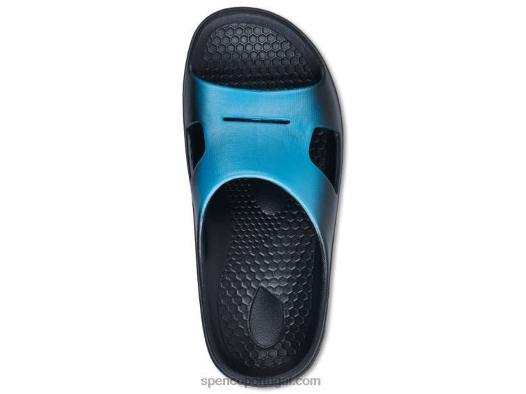 Spenco Footwear azul havaiano fusão 2 fade slide 648F233 mulheres