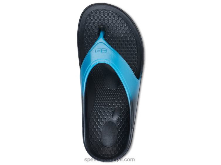 Spenco Footwear azul havaiano sandália fusion 2 fade 648F227 mulheres