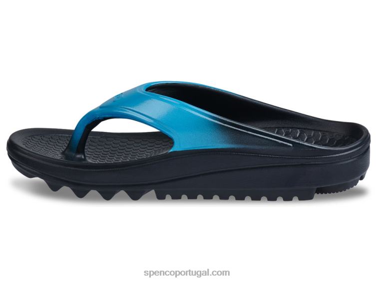 Spenco Footwear azul havaiano sandália fusion 2 fade 648F227 mulheres