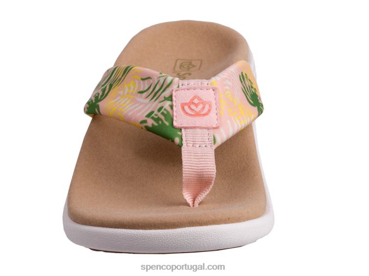 Spenco Footwear blush tropical sandália victoria tropic 648F272 mulheres