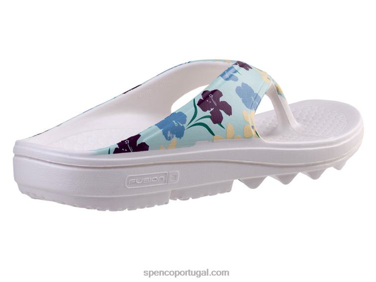 Spenco Footwear botão de ouro fusão 2 floral 648F252 mulheres
