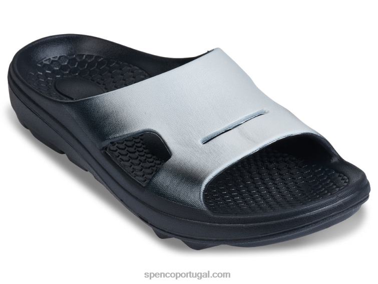 Spenco Footwear branco fusão 2 fade slide 648F232 mulheres