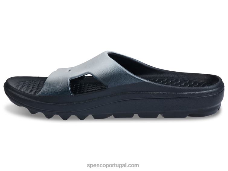 Spenco Footwear branco fusão 2 fade slide 648F232 mulheres