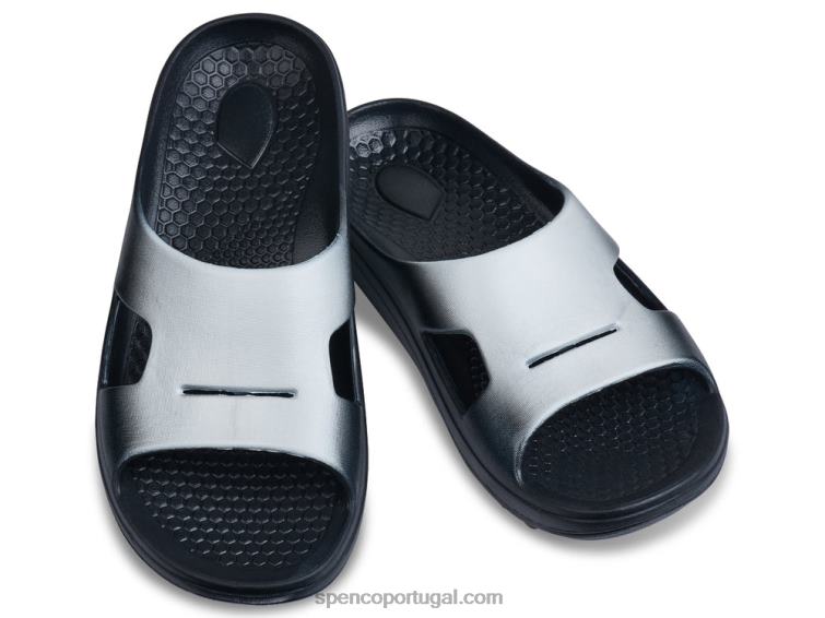 Spenco Footwear branco fusão 2 fade slide 648F232 mulheres