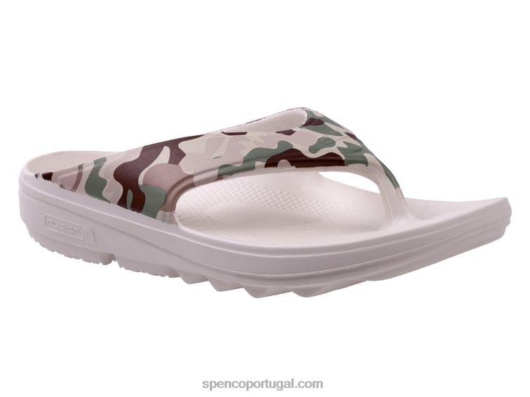 Spenco Footwear camuflagem verde sandália camuflada fusion 2 648F257 mulheres